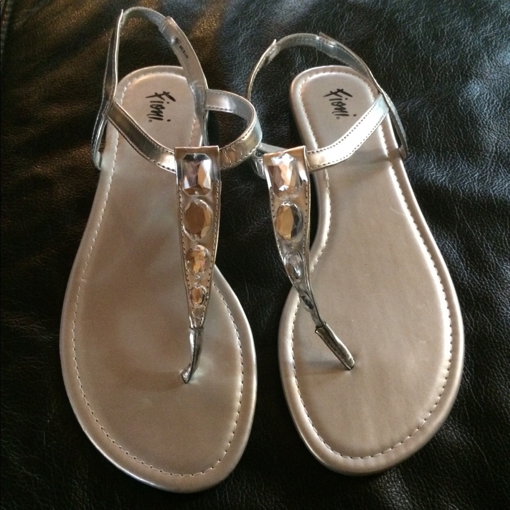 Silver Bling Sandals
